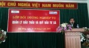 Khai giảng lớp đấu thầu qua mạng tại Tp.Hồ Chí Minh