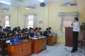 Khai giảng lớp đấu thầu qua mạng, quản lý dự án, định giá xây dựng, giám sát thi công tại Bến Tre